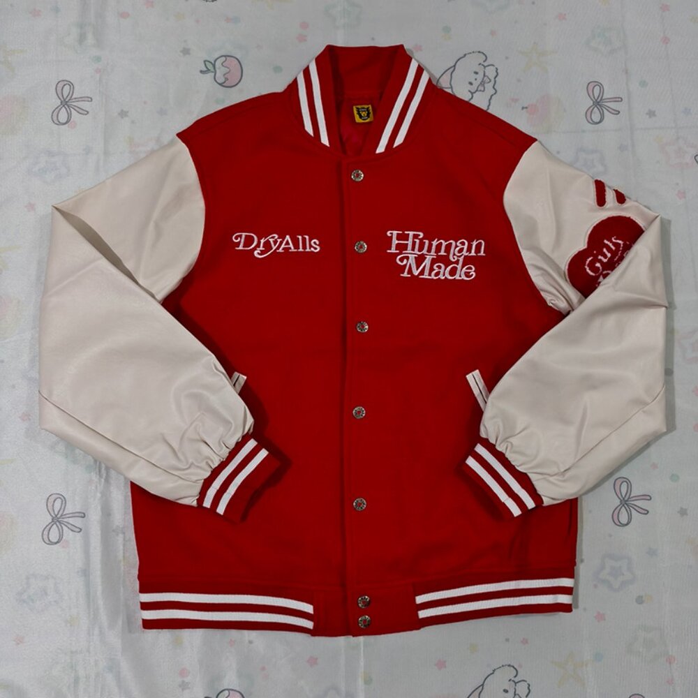 Human Made Red Baseball Jacket
